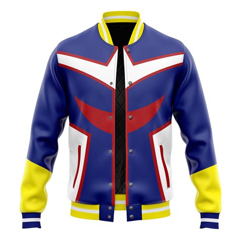 bnha all might replica jacket|two heroes varsity jacket.